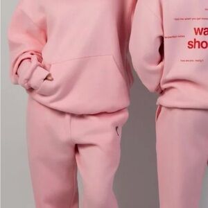 Comfrt Pink Heart Hoodie XXL NWT